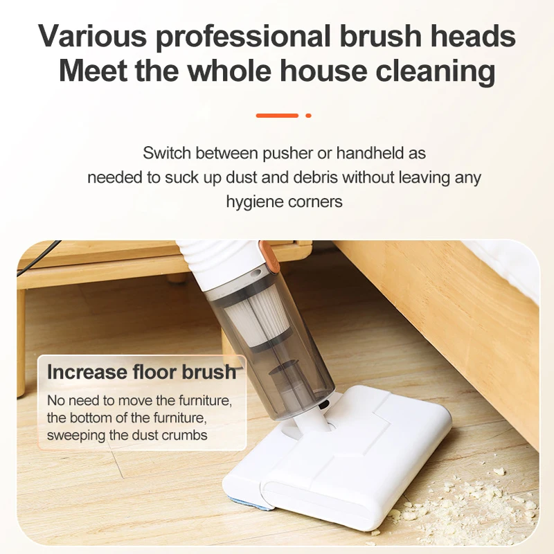 400W Vacuum Cleaner Corded Stick Vacuum Cleaner 20Kpa Powerful Suction  2 In1 Handheld Vacuum Cleaner for Home Vacuum Cleaner