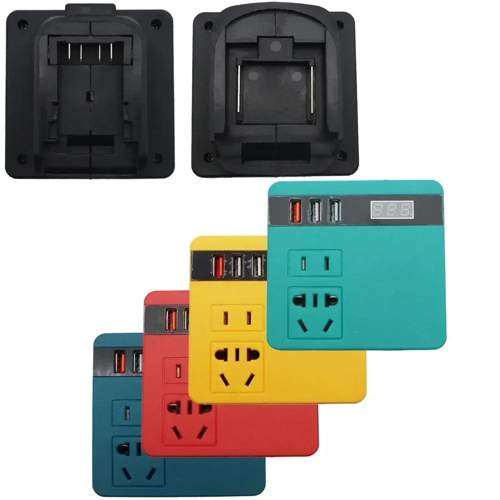 

220V Multifunction Intelligent Lithium Battery Inverter USB Charging For Overload Protection Electrical Equipment Accessories