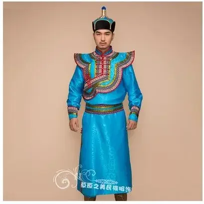 Daily Wedding Dress New Product Mongolian Robe Men's Ethnic Minority Not Include Hat