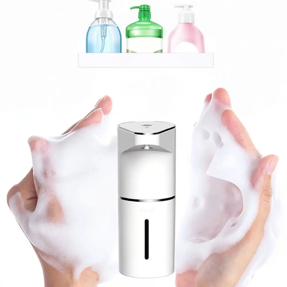 Automatic Soap Dispenser Foam Wall Mounted Touchless Sensor Bathroom Kitchen Hand Washing Station USB Charging Pump