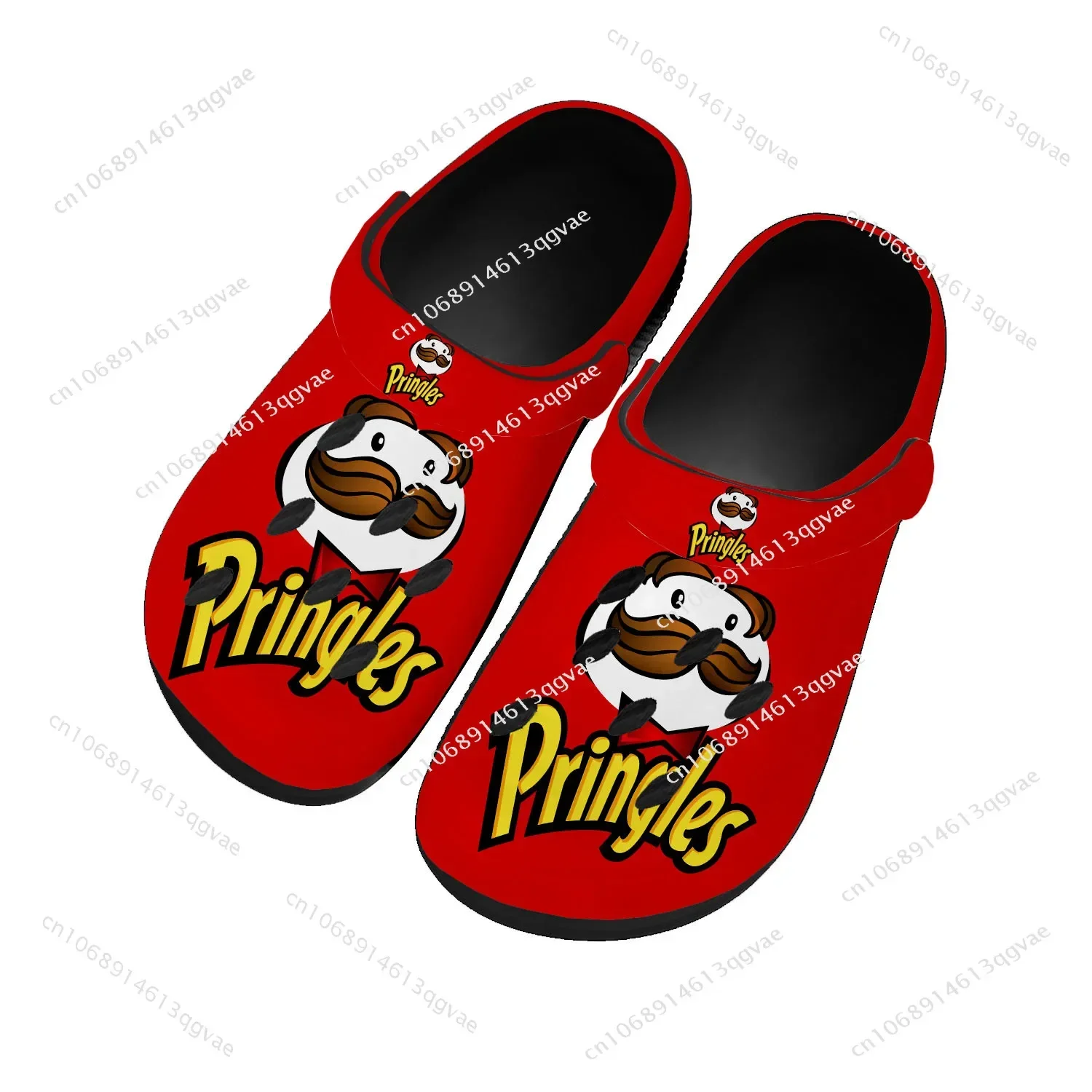 

Pringles Home Clog Mens Women Youth Boy Girl Sandals Shoes Garden Custom Made Breathable Couple Shoe Beach Hole Slippers Black