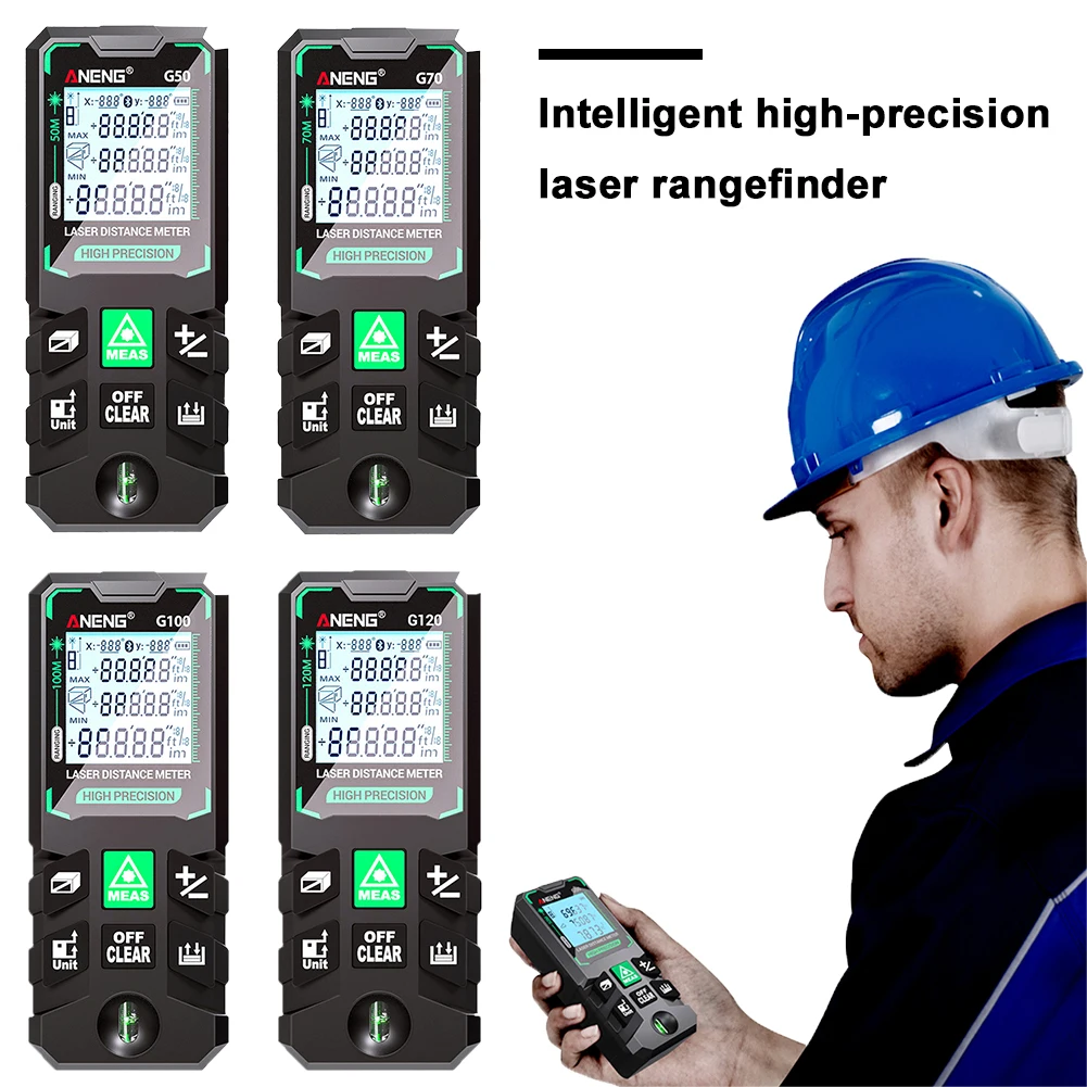 Lasers Distance Meter High Accuracy 30 Set of Data Storage Digital Distance Measuring Tape Autonomous Calibration Measure Tools