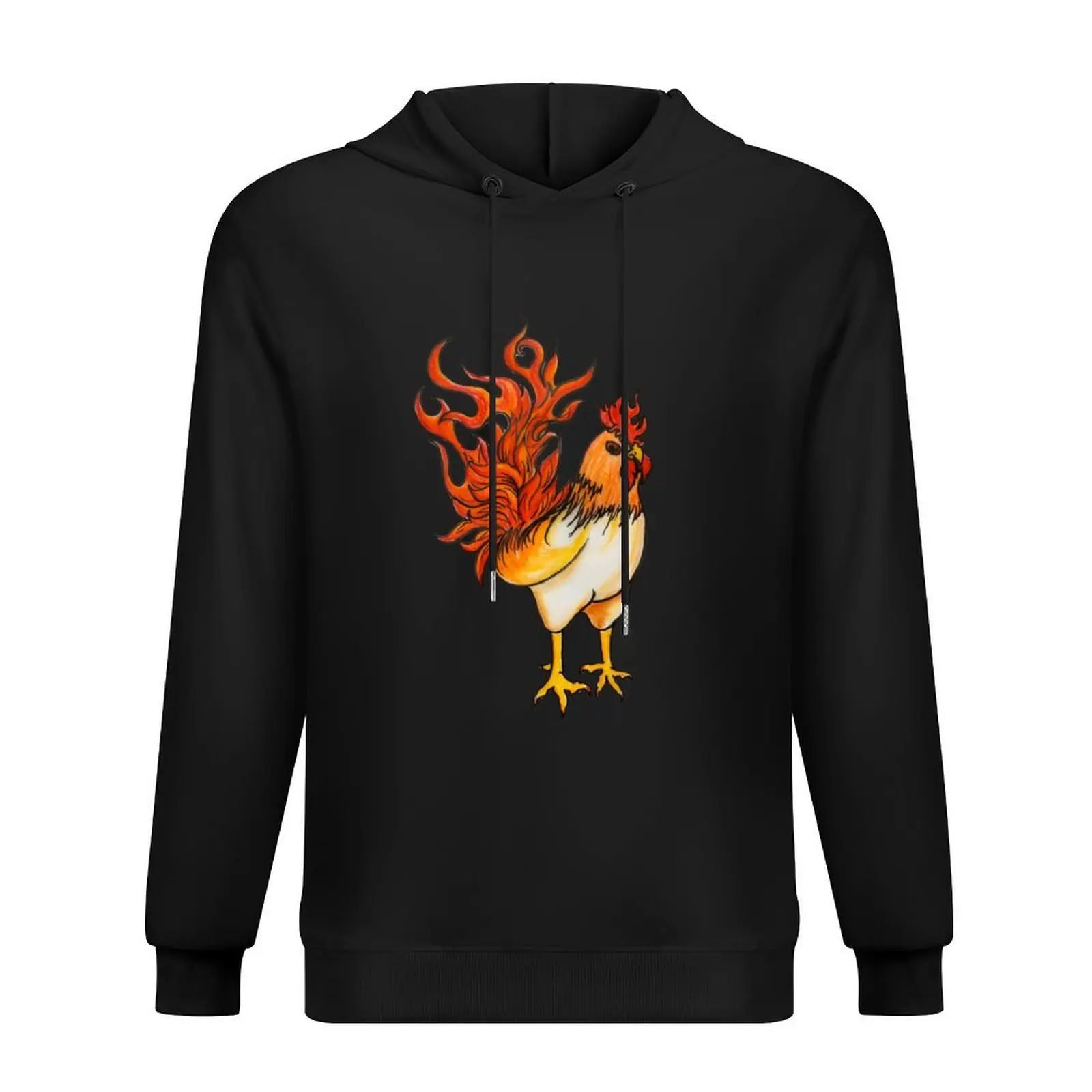 

Year of the Fire Rooster (without words) Hoodie autumn anime clothing japanese style japanese hoodie