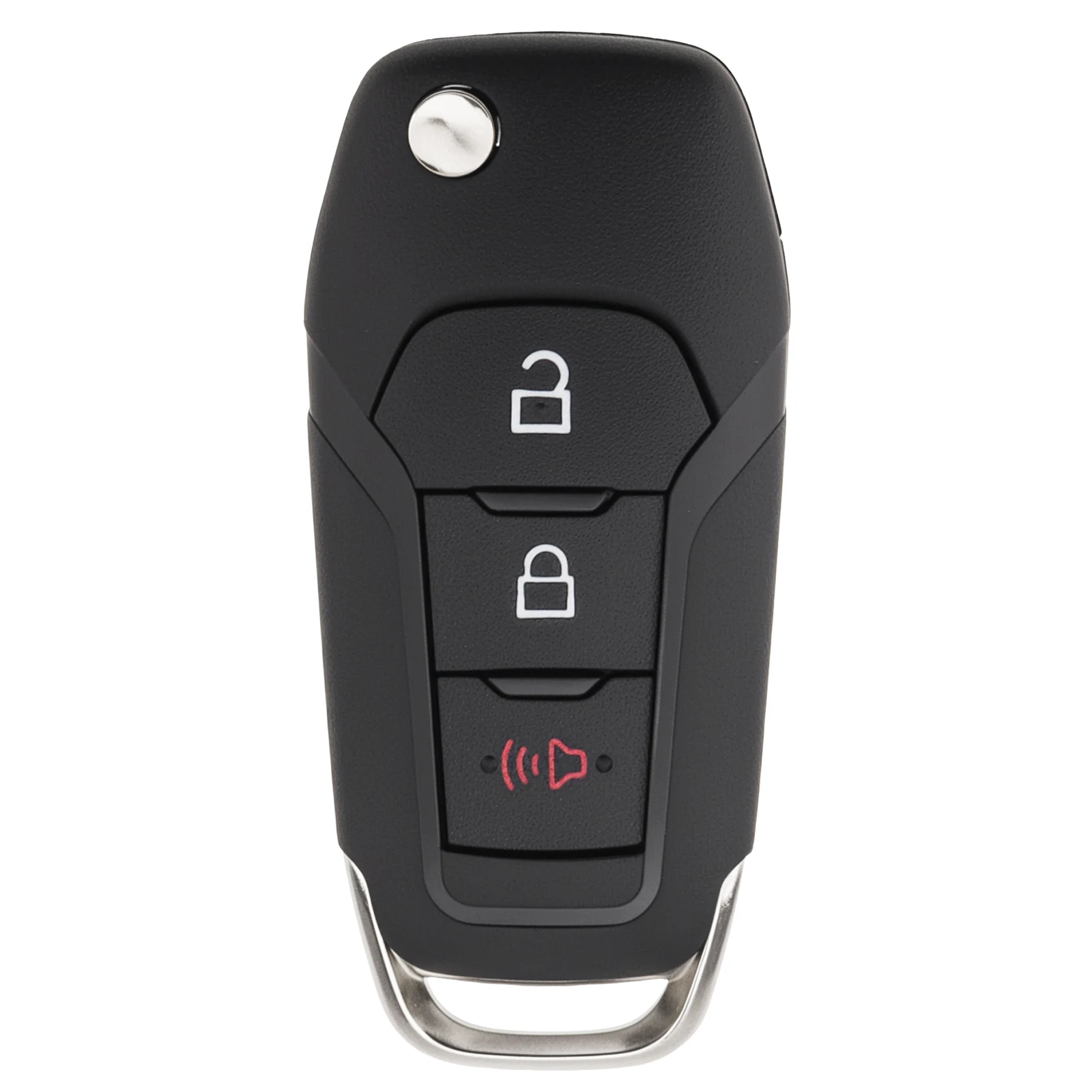 

3 Buttons Car Remote Key Shell Fob Case Fit for Ford F150 F250 F350 F450 N5F-A08TAA Folding Flip Remote Key Fob Case Cover