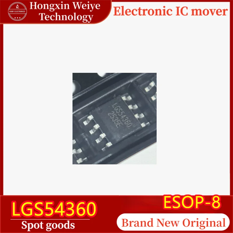 (10/50Pieces) LGS54360 ESOP-8 Synchronous Buck DC-DC Converter Power IC Original New Fast Shipping