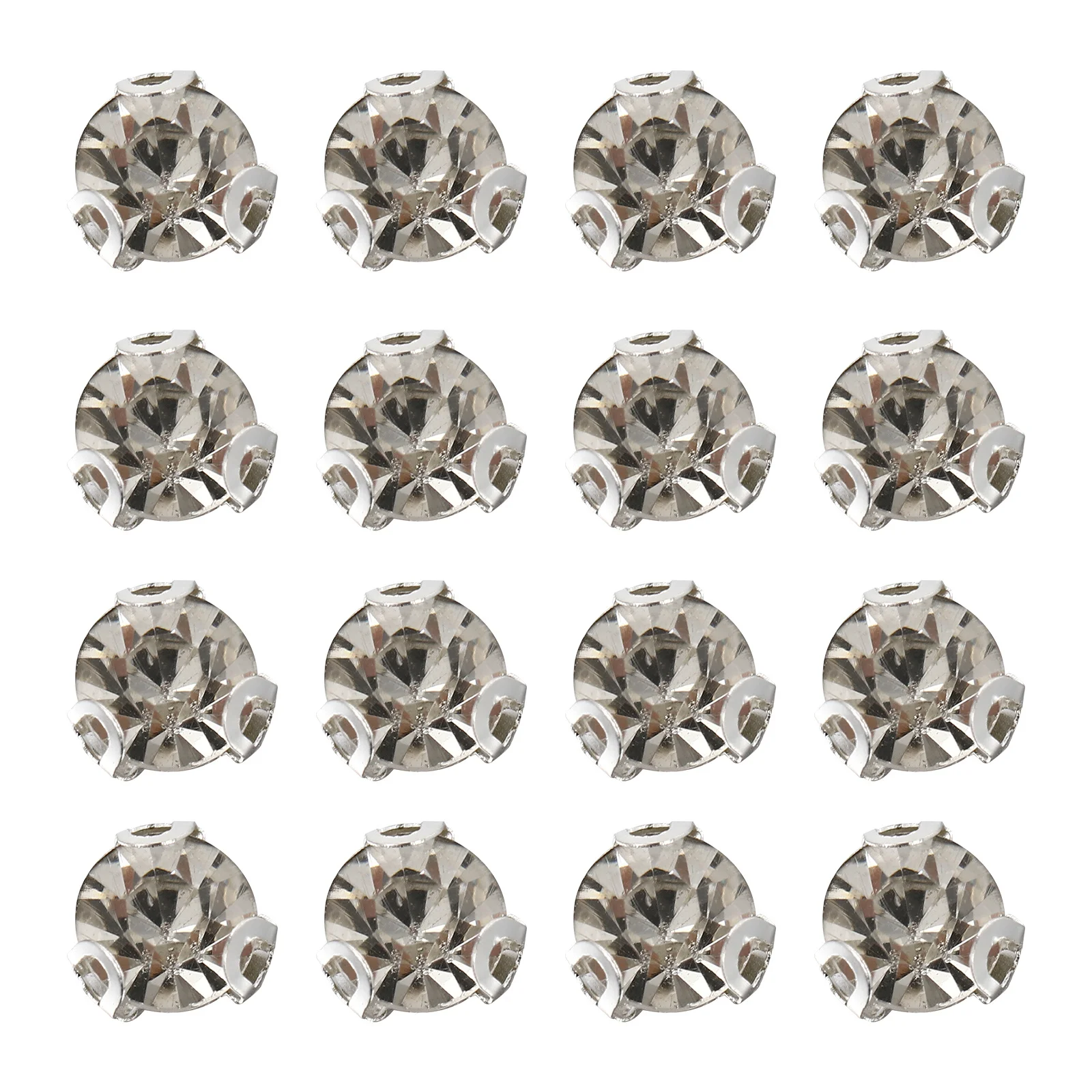 

500pcs D-Shaped Crystal Rhinestones Glass Claw Diy Accessories For Garment Dress Shoes Jewelry Craft Supply Sewing Decor