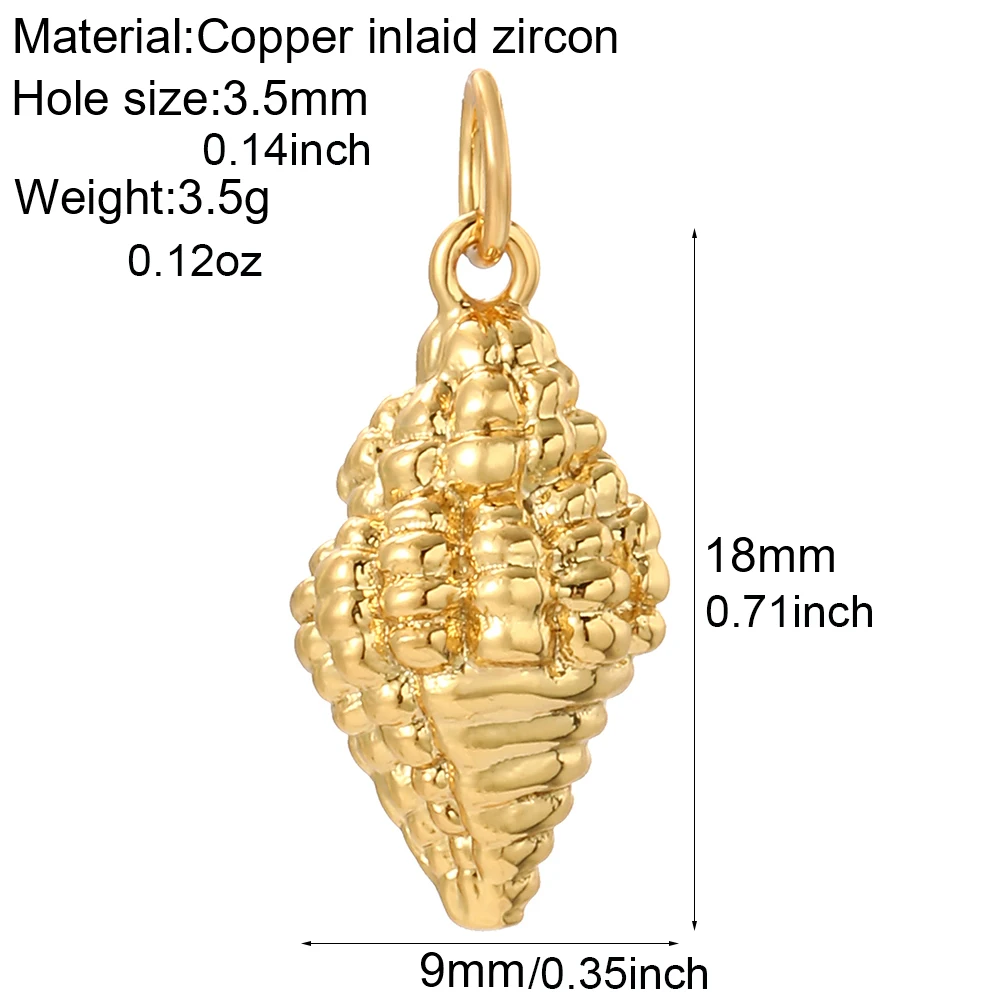 Starfish Shells Charm Jewelry DIY Accessories
