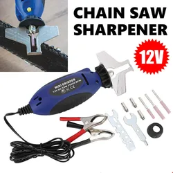 12V Electric Chain Grinding Machine Chain Saw Sharpener Chainsaw Electric Grinder AC 220V Chainsaw Chain Sharpener File Pro Tool