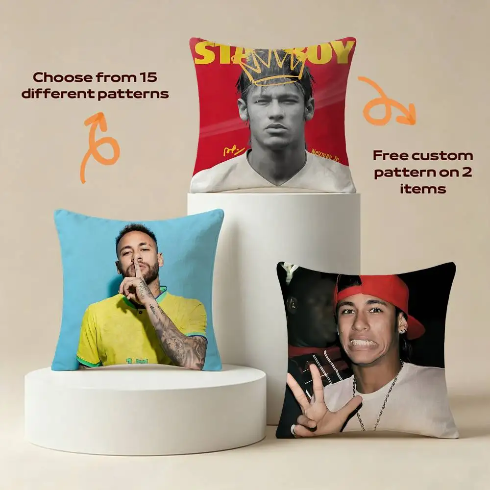 One Last Dance N-Neymar-Jr  Square Sofa Pillow Cover Solid Color Living Room Home Decor Cushion Case