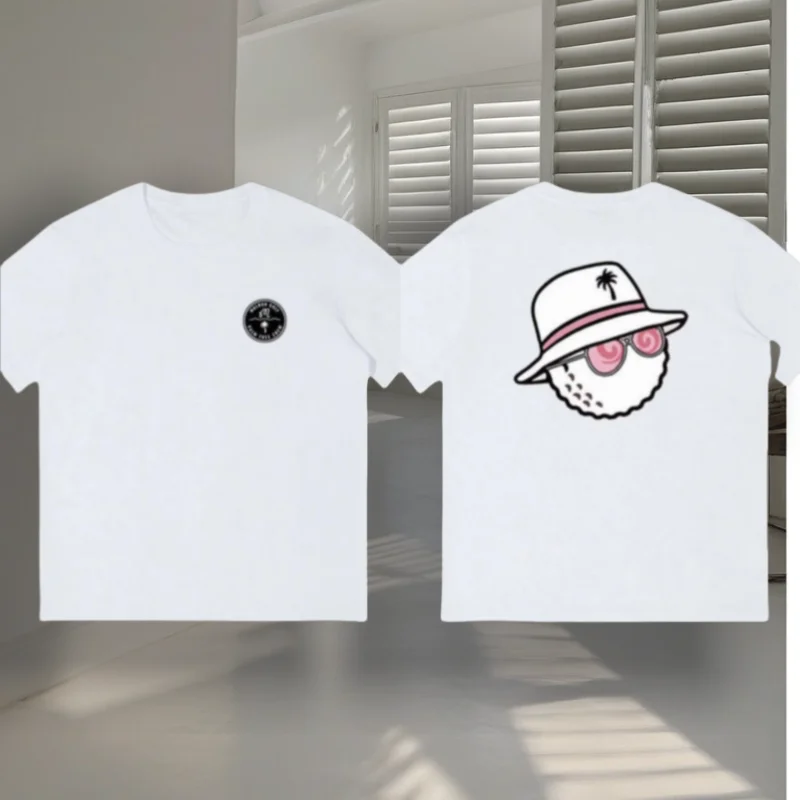 

2025 Golf Men's and Women's Breathable Cotton T-shirt Fashion Printed Running T-shirt Harajuku Top Short-sleeved Sweatshirt