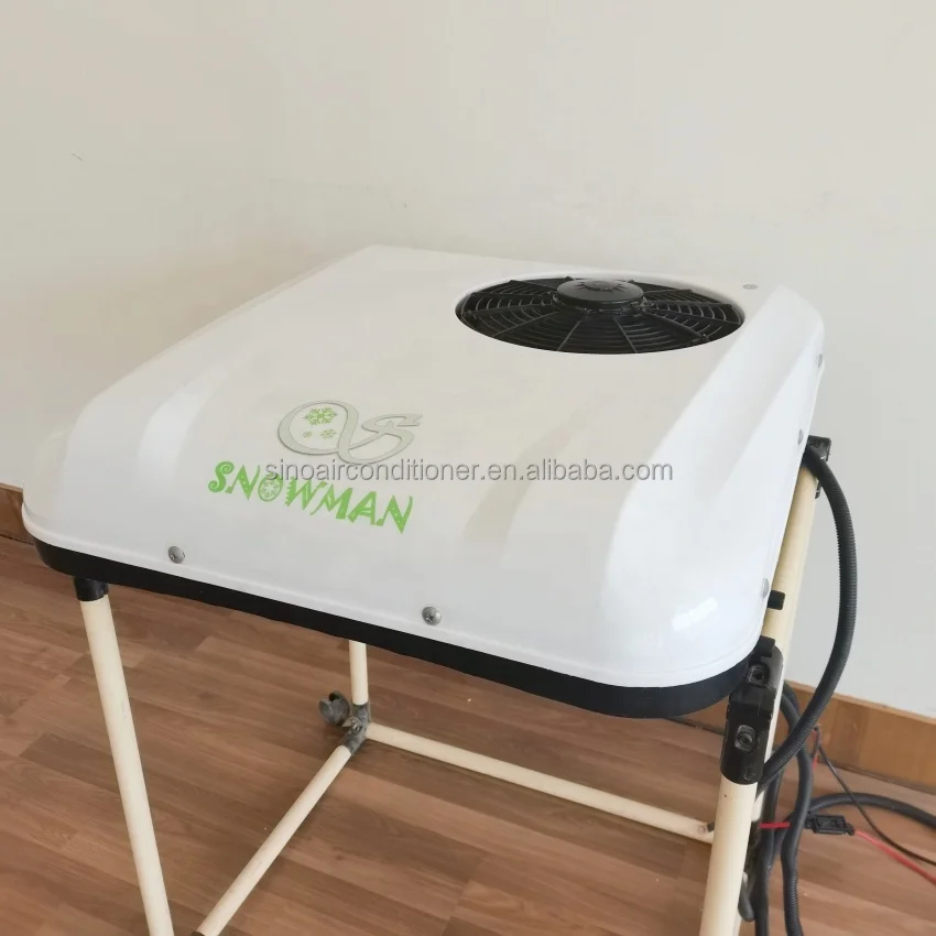 سيارة المقصورة 12 فولت 24 فولت على السطح نظام تكييف التيار المتردد الكهربائية برودة شاحنة وقوف السيارات مكيف الهواء #2