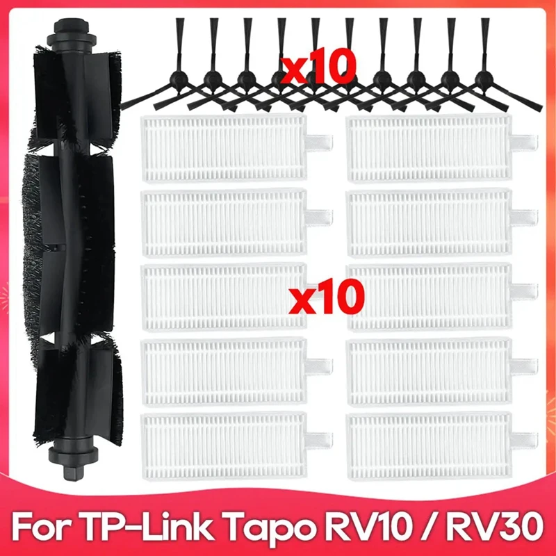 

ABMI-Для TP-Link Tapo RV30 / RV30 Plus / RV10 / RV10 Plus / Homerun 2000 / 3000 Основная боковая щетка Фильтр Часть Аксессуар