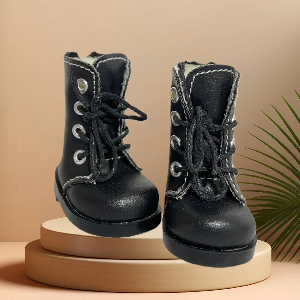 

5 cm Shoes For 1:6 Dolls Toy Casual Tall Boots 1/6 Classic Type for 20 cm Korea Cotton Plush Dolls Footwear for Fashion Doll Toy