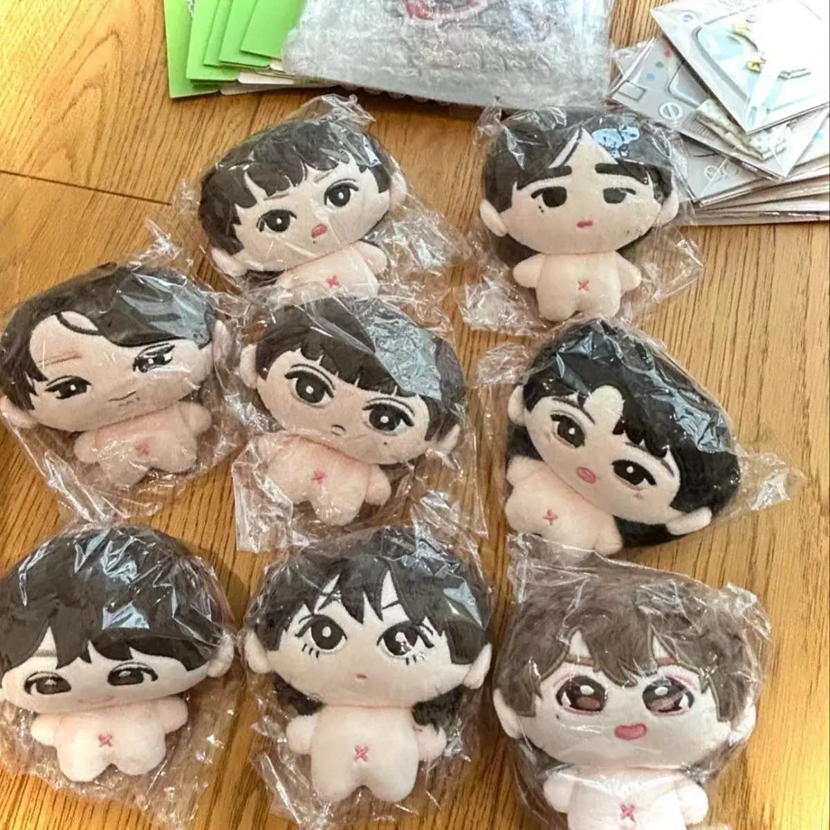TF Four Generations 10cm Mini Doll Keychain Bowen Zuo Qi Chen Yiheng Wang Chen Junming Stuffed Plush Dress-up Cotton Doll Doll