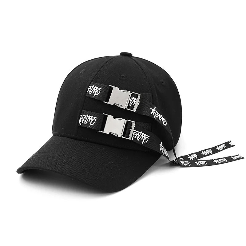 

KENMO/темная металлическая пряжка-стример, приятная для кожи, мягкая верхняя индивидуальная уличная бейсболка, регулируемая кепка для мужчин и женщин