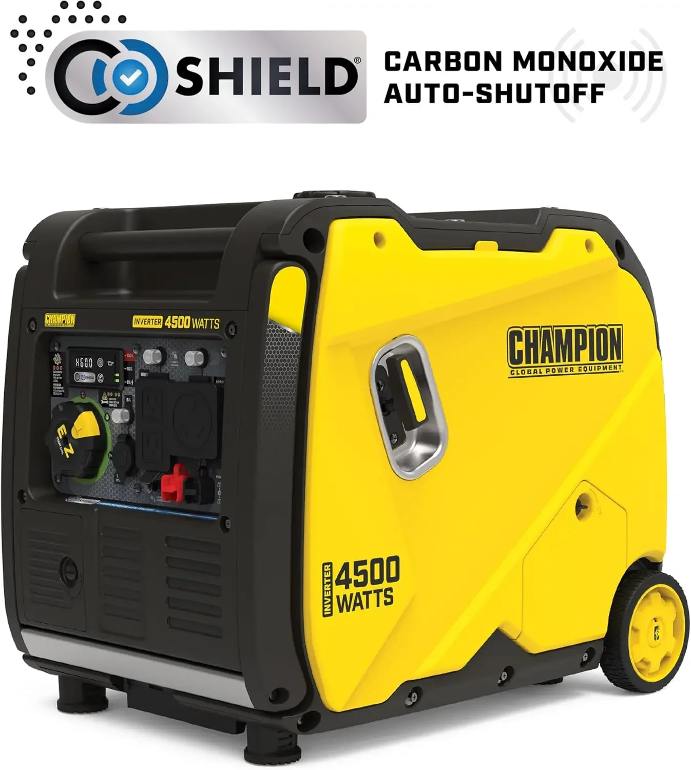 4500 Watt RV Ready Portable Inverter Generator with Quiet Technology and CO Shield Quiet Technology and Extended Run Time