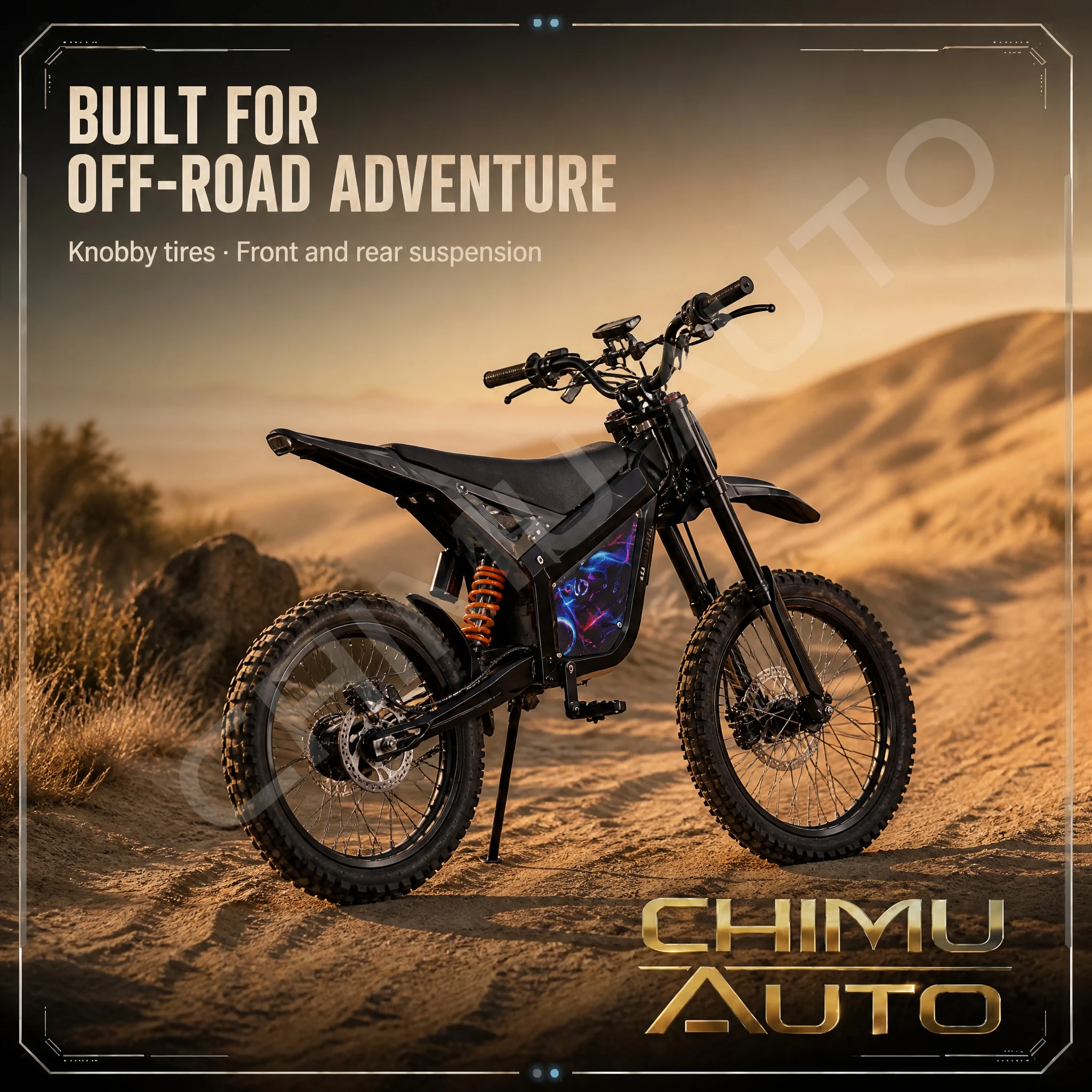 【CHIMU AUTO】 Moto Elétrica Off - Mountain Biking Trails avaliação e preço