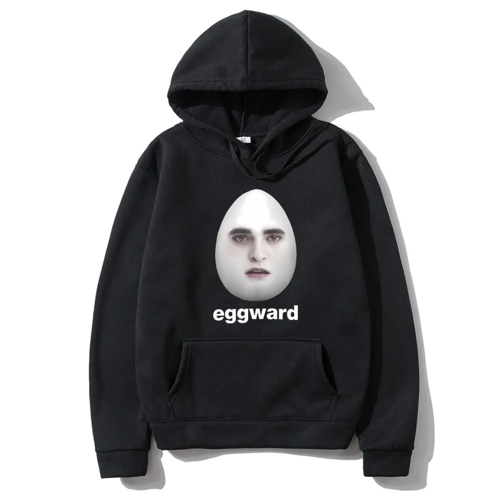 

Twilight Edward Cullen Parody Humor Hoodie Robert Pattinson Funny Meme Hooded Tracksuit Men's Fleece Cotton Oversized Hoodies