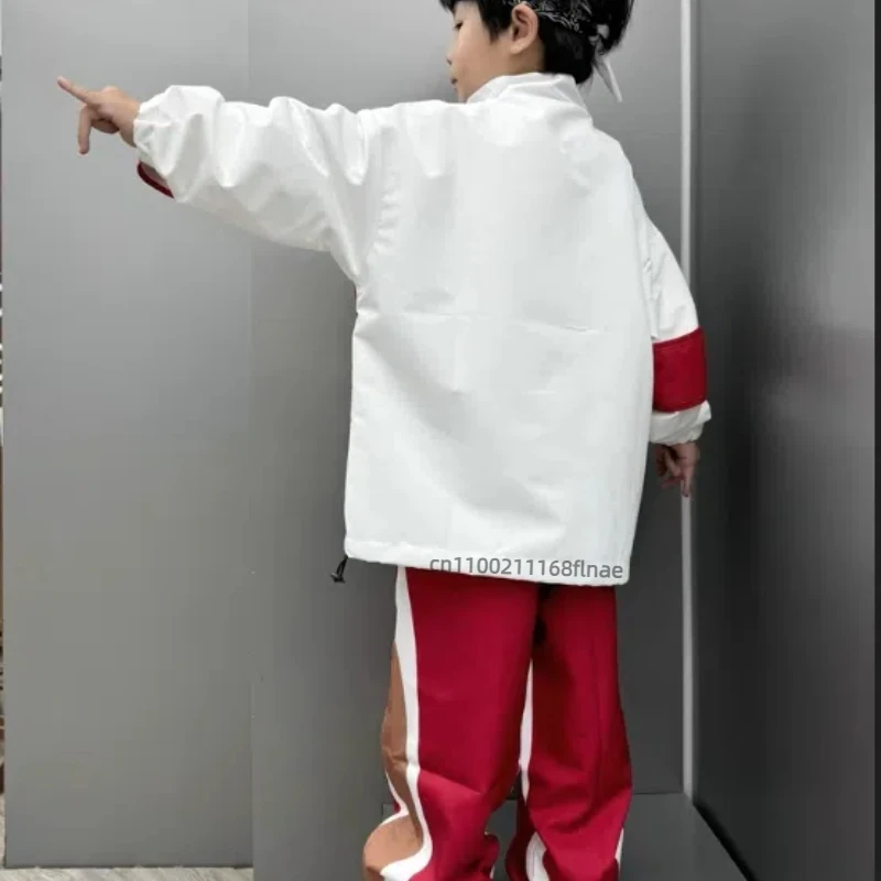Street Dance-Kleidung für Kinder, Street Dance-Hoodies der Hip-Hop-Marke, Freizeit-Jacken- und Hosen-Sets, Performance-Kosten für Kinder