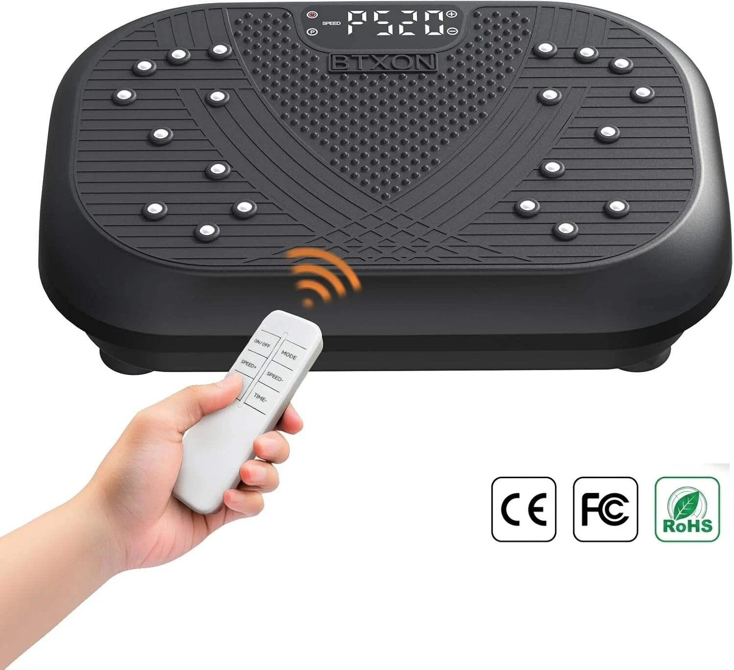 High Quality Intelligent Electric LCD Eco-Friendly Home Use Fitness Vibration Machine Vertical Plate 1-99 Speed Levels 200W