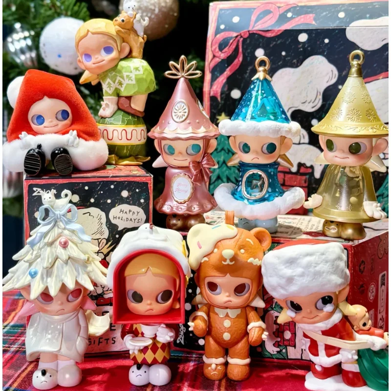 Popmart Winter Collection Handheld Blind Box Toy Ornament Gift For Zsiga Christmas Gift New Year Gift Model Ornament