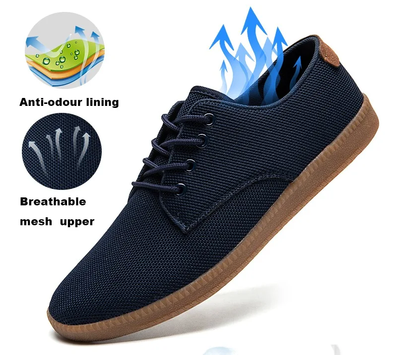 Damyuan Casual Sneakers Breathable Mesh Loafers Outdoor Anti Slip Walking Shoes for Men Running Shoes Ultralight Gym Footwear