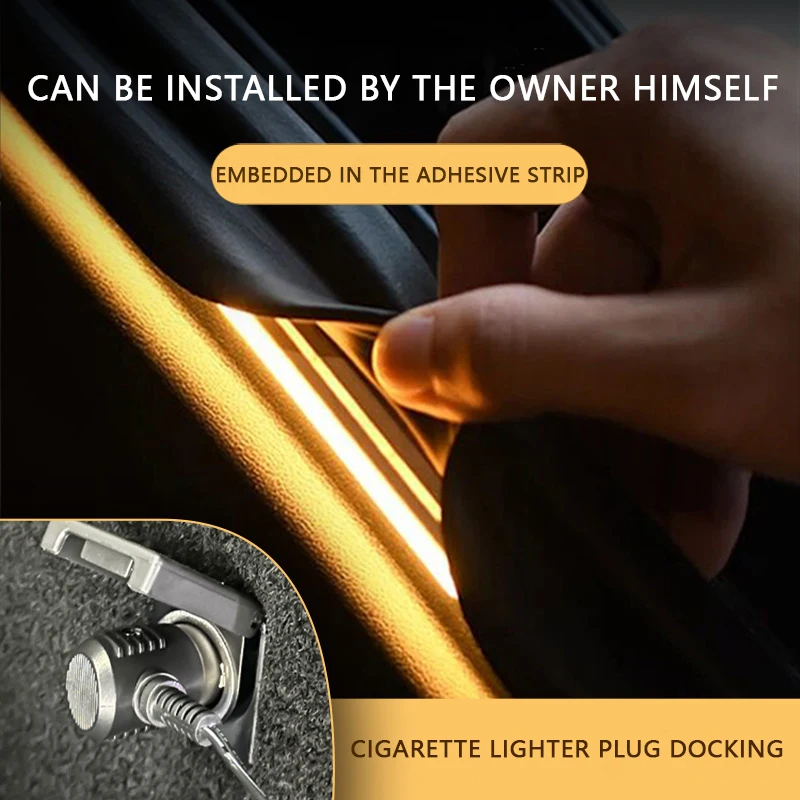 

For car trunk light strip magnetic cigarette lighter ambient tailgate lighting interior decoration Order remark Vehicle model