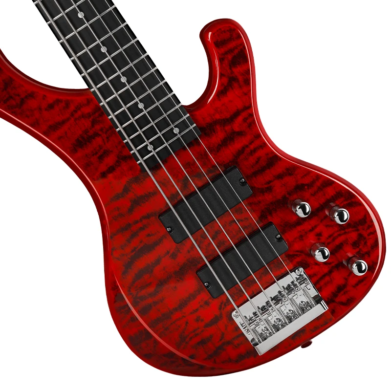 5 String Electric Bass Guitar Music Equipment Stringed Instrument Safinador De Bass Left Handed Electric  Bass Guitar view 2
