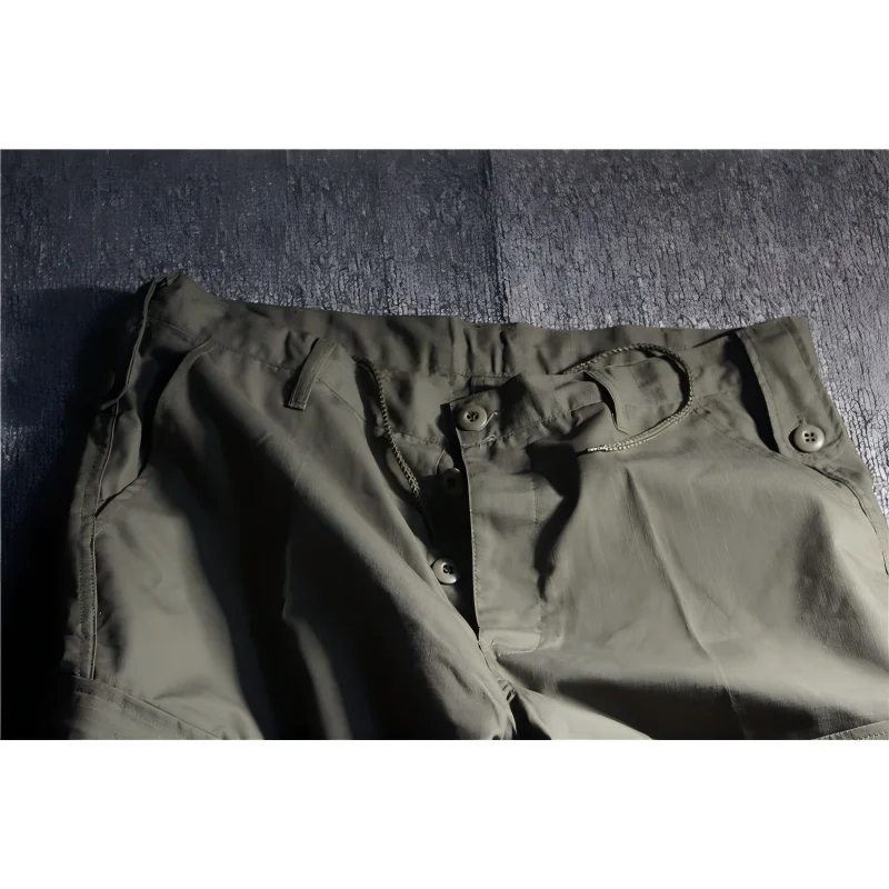 ACU Style RG Green Cavalry Green Combat Single Pants Tactical Pants Checkered Cloth Work Pants Military Green