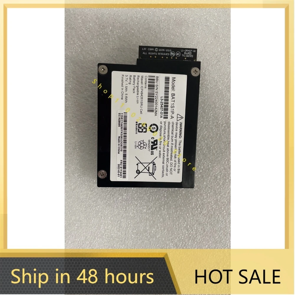 

High quality batteries for IBM ServeRAID M5110 81Y4481 81Y4508 81Y4491 BAT1S1P-A battery 2025