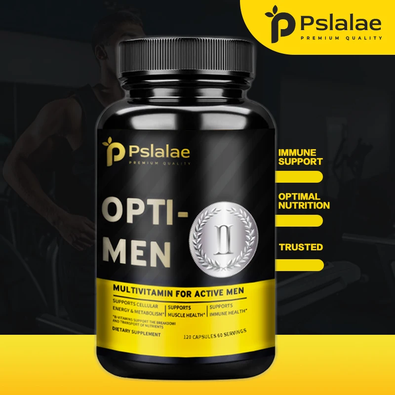 Opti-Men - con vitamina C, zinc y vitamina D, E, B12 - Suplemento multivitaminico diario para hombre - Mejora la inmunidad