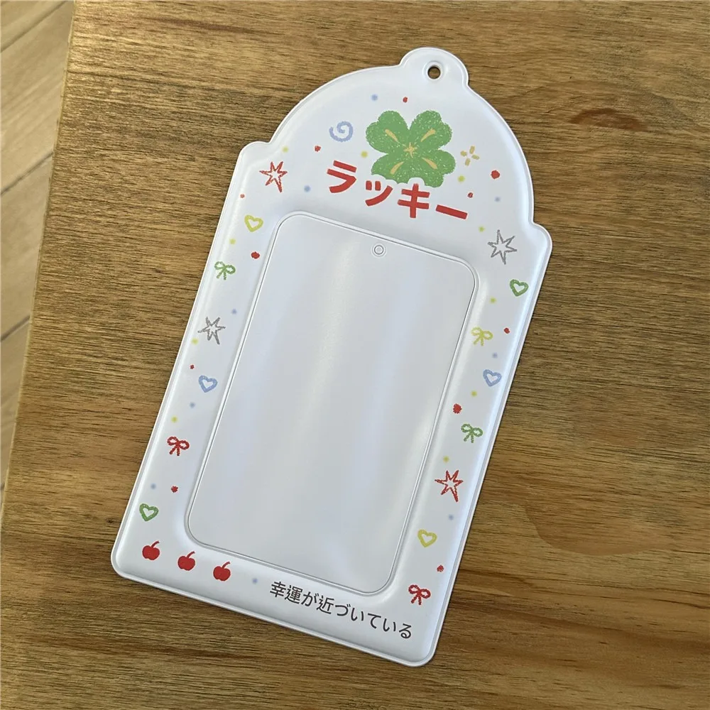 

Protective Sleeve Idol Photocard Holder PVC Y2k A5 Card Cover ABS Plastic Cartoon Photos Protective Cover School Stationery