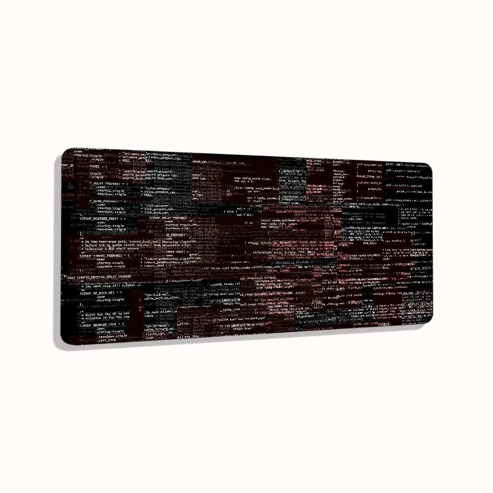 

Non-Slip Mouse Pad Code Desk Mat Gaming Accessories Pc Cabinet Games Computer Desks Mousepad Gamer Keyboard Mats Office Xxl