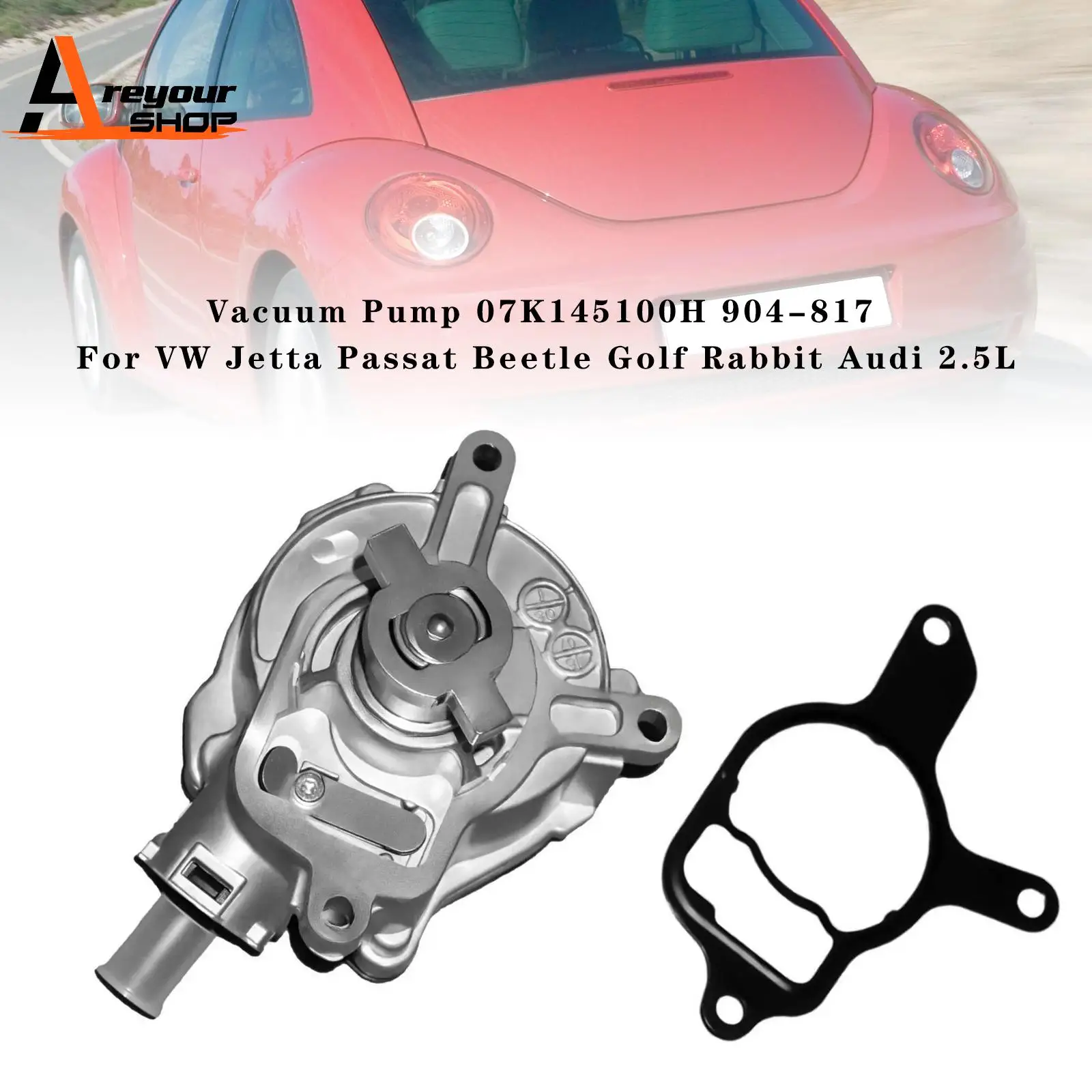 Вакуумный насос 07K145100H 904-817 для VW Jetta Passat Beetle Golf Rabbit Audi 2.5L