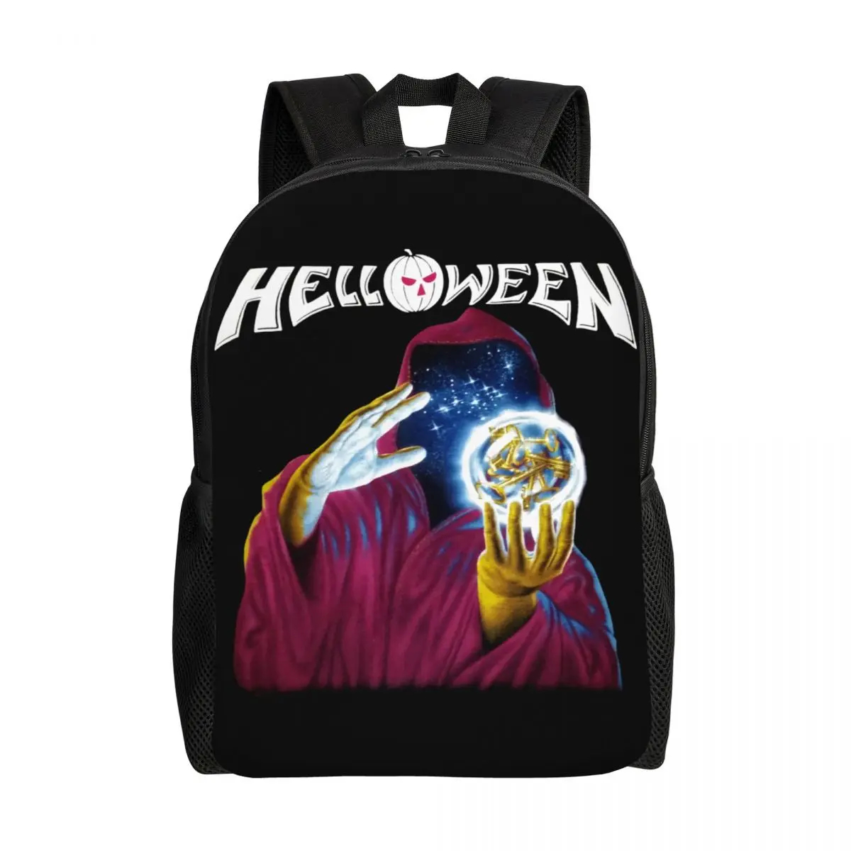 

Helloween Keeper Of The Seven Keys Part Backpacks for Men Women Waterproof College School Heavy Metal Rock Bag Print Bookbags