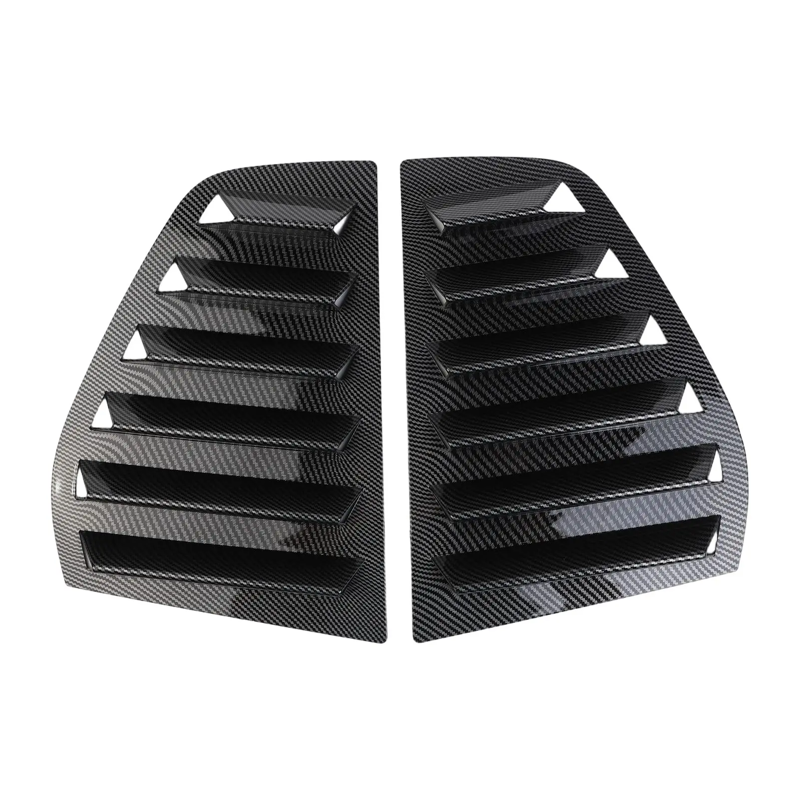 Automotive Styling Upgrade Glossy Black Side Window Cover Accessory Window Trim Accessory Blind Spot Reduction