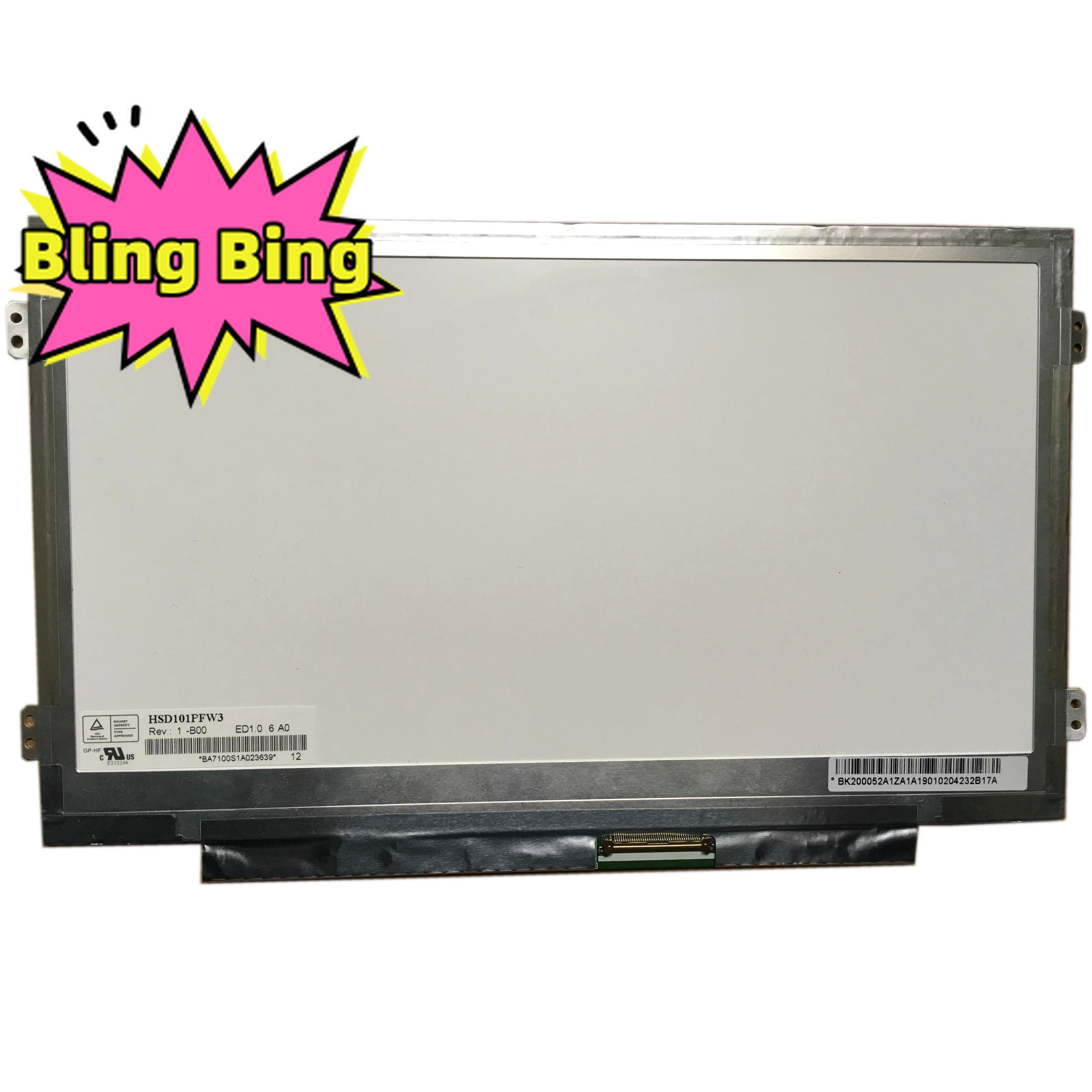 HSD101PFW3-B00 A00 подходит для N101LGE-L41 L31 B101AW06 V.1 V.0 V.4 N101L6-L0D M101NWT2 R0 R3 BT101IW04 LP101WSB-TLN1 LVDS 10,1 дюйма