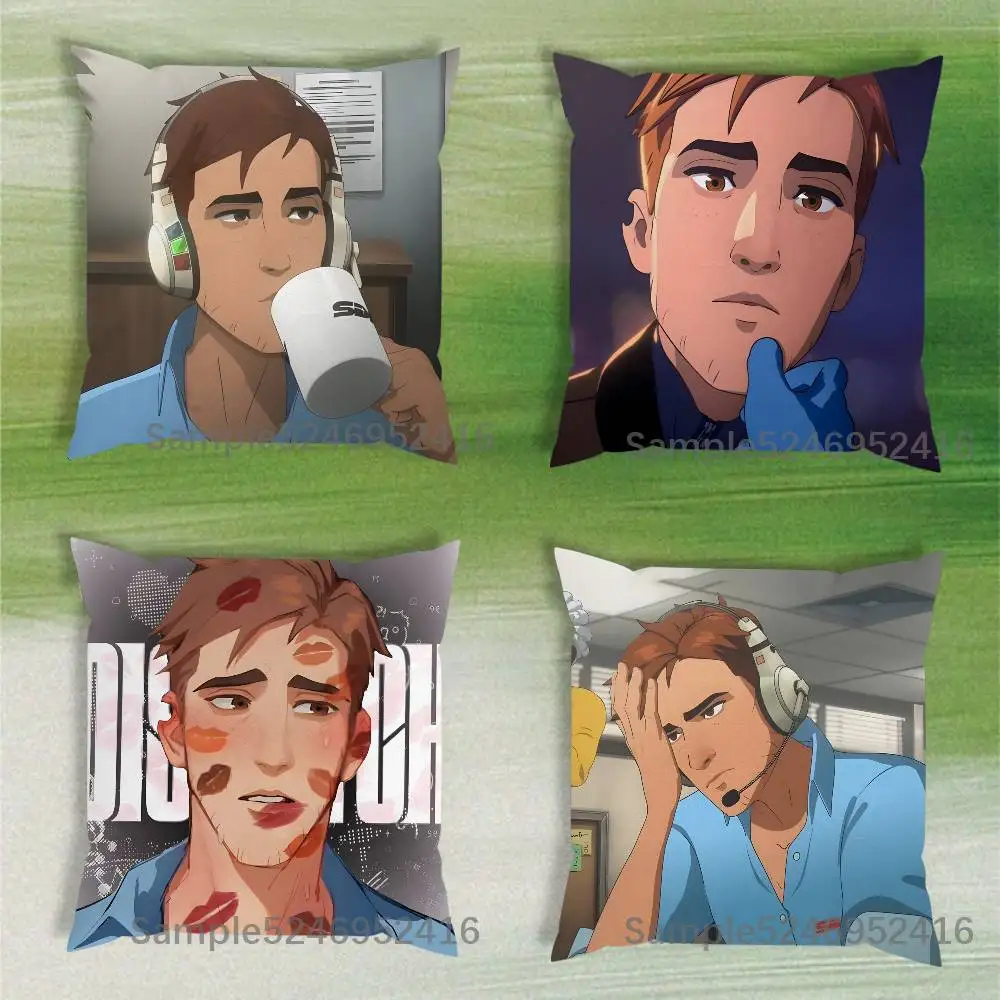 

D-Dispatch Robert Robertson Pillow Case Short Plush Sofa Decorative Gift Home Double-sided Printing Cushio