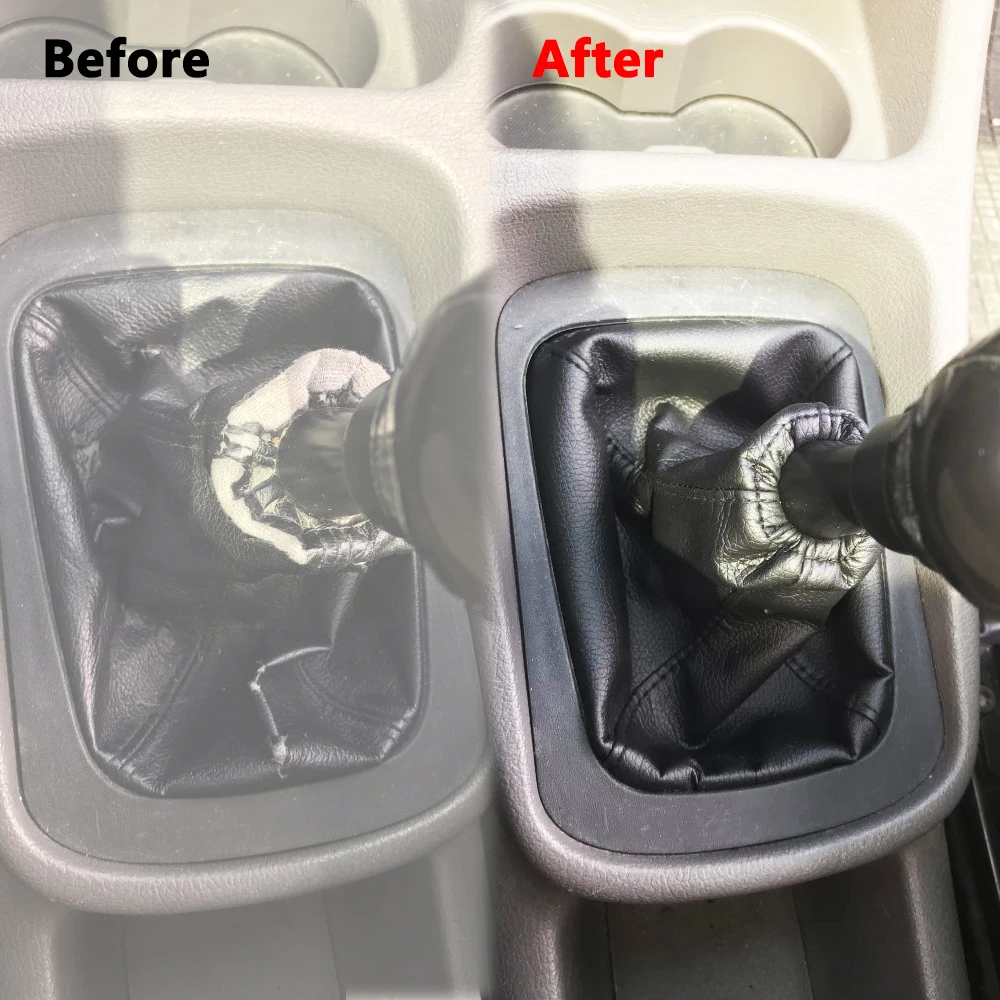 Handbrake Gear Shift Stick Boot Gaiter Gaitor Cover Pu Leather Coupe For Opel/Vauxhall Astra G 1998-2004 Coupe 2000-2004