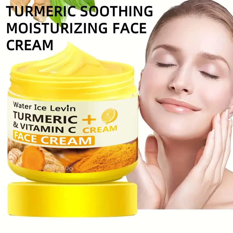 water-ice-levin-turmeric-soothing-and-moisturizing-face-cream-moisturize-and-replenish-watercontrol-oil-care-and-refresh-skin
