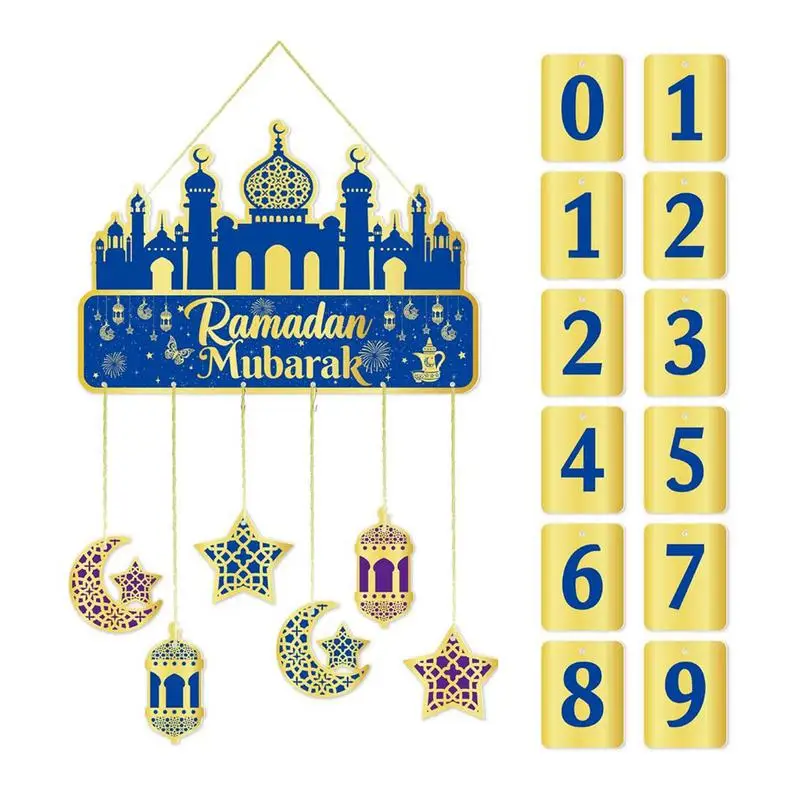 Ближневосточные фестивали календарь обратного отсчета вечерние Адвент-календари фестивали украшения стены для дома товары для вечеринок