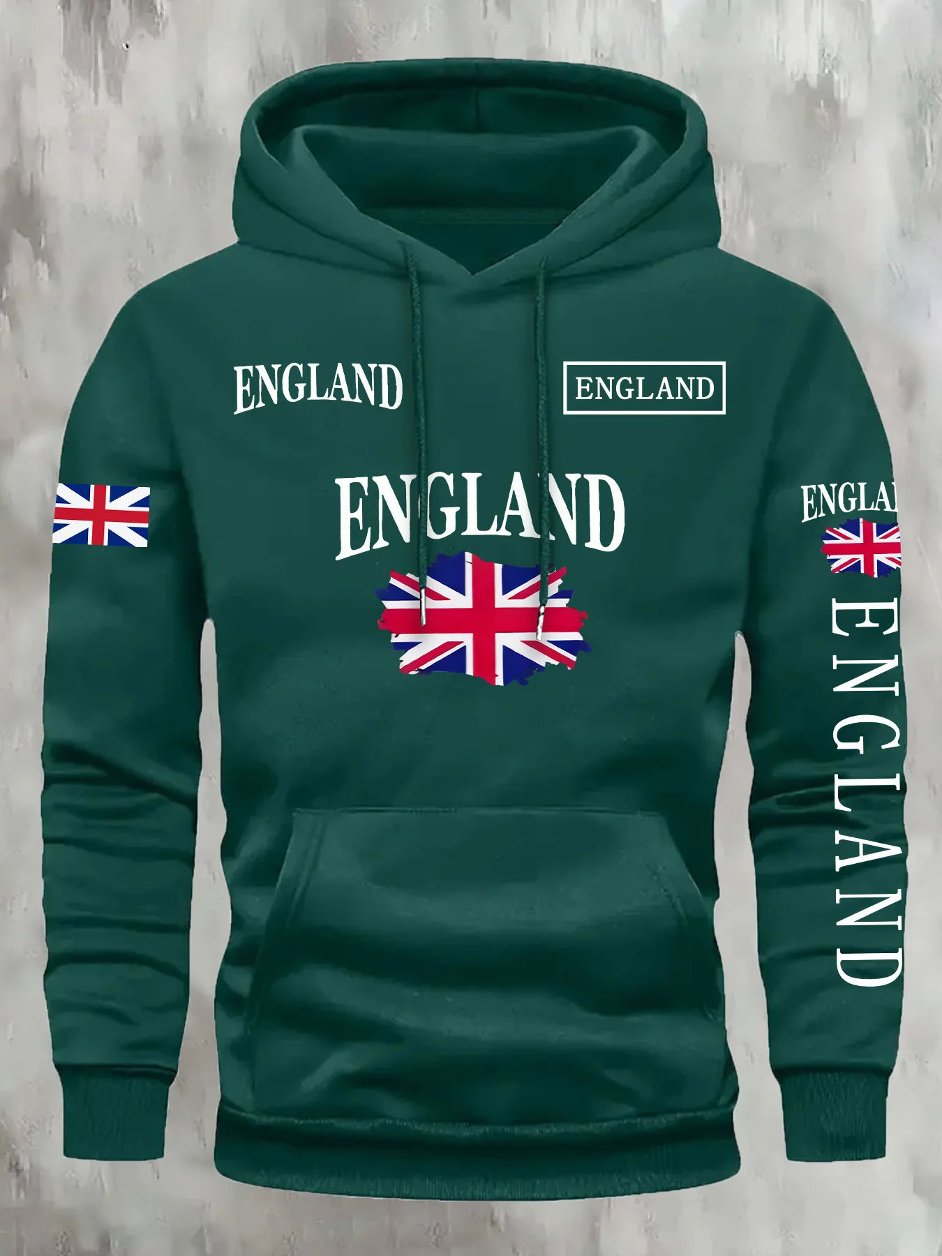 เสื้อฮู้ดพิมพ์ลายสไตล์อังกฤษแน - Winter Clothing English บทวิจารณ์และราคา