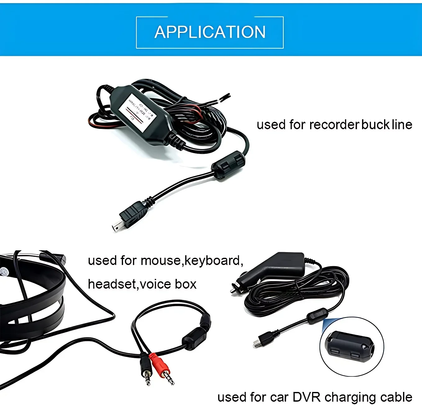 3.5/5/7/9/11/13mm Ring Core Ferrite Bead Clamp Choke Coil RFI EMI Noise Filter Clip Cable Magnetic Snap-on Wiring Cable Clips