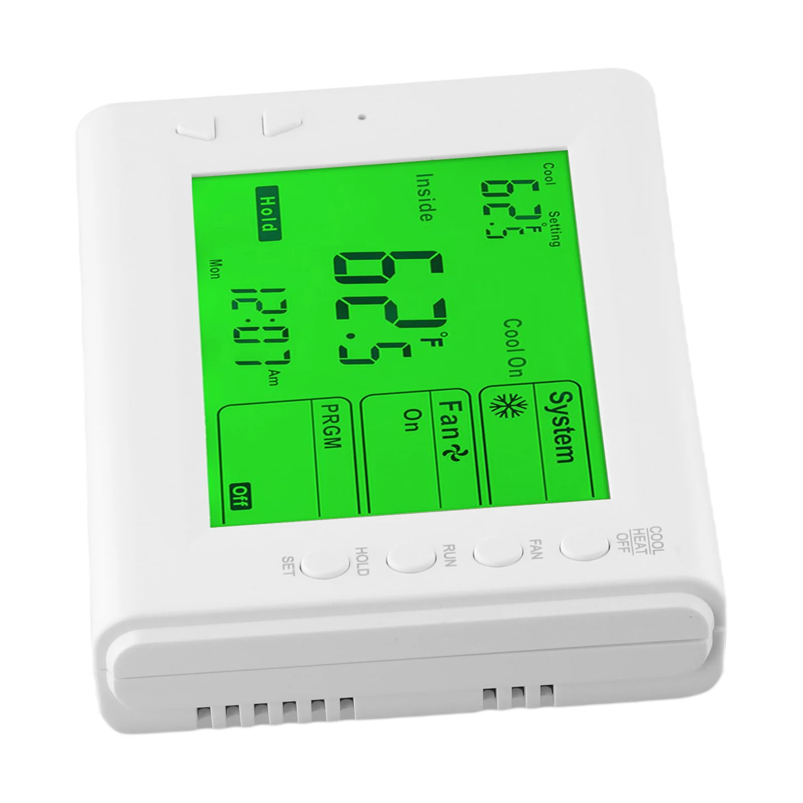 

HVAC Temperature Controller Multistage HVAC Standard Size 5 2 Weekly Programmable Compatible With Heating Systems