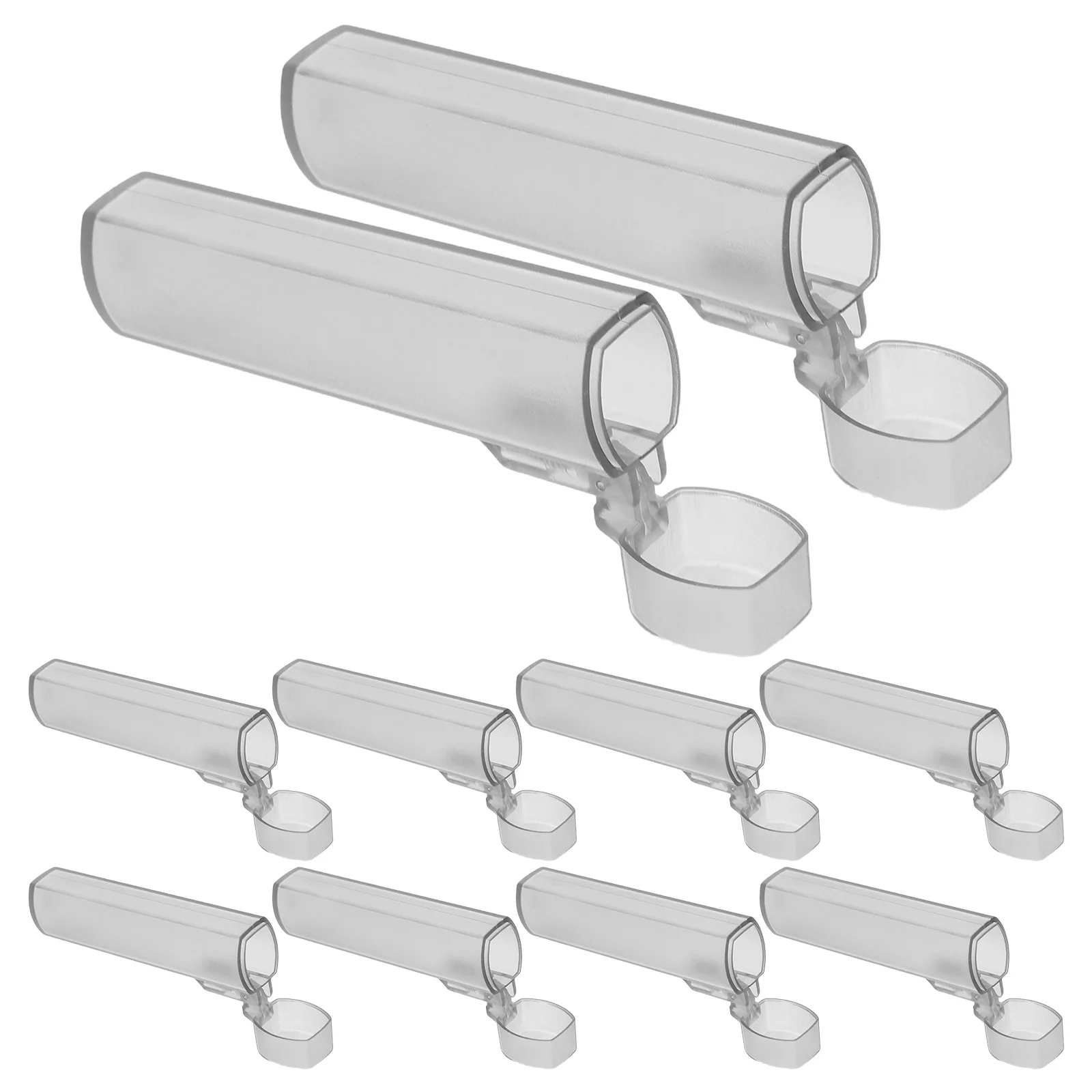 

10pcs Portable Holder Compact Mini Toothpick Case For Travel Camping Outdoor Purse Plastic Toothpick Container With Lid