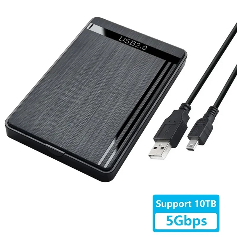 

2.5" HDD Enclosure SATA to Type C External Mobile Hard Drive Case For Laptops PC 5Gbps Speed Enclosure SATA SSD HDD Storage Case