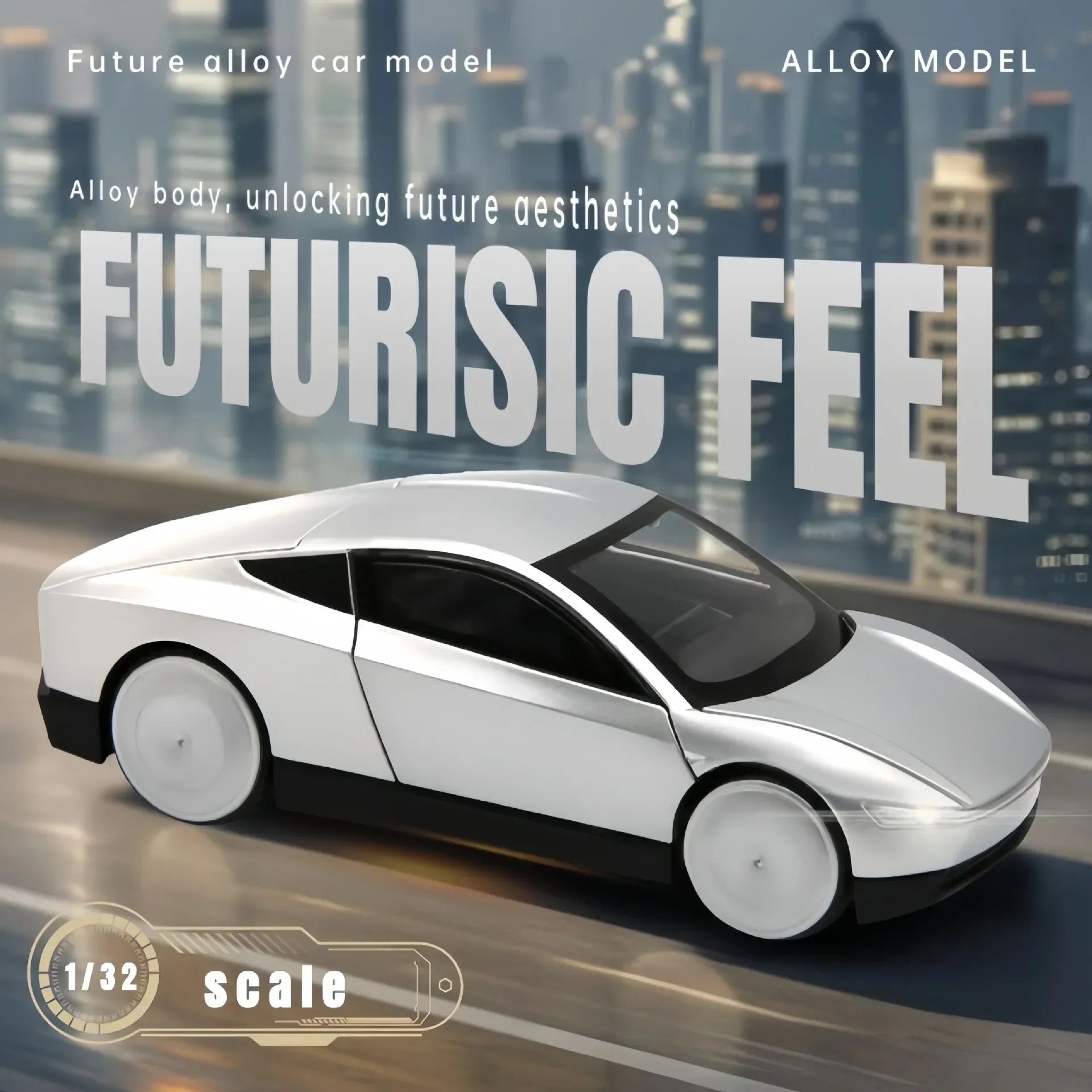Robotaxi 1:32 modelo diecasts metal novos veículos de energia modelo de carro som luz simulação crianças brinquedos presente liga motorista carro táxi