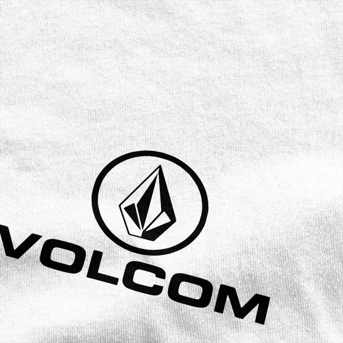 Creative Volcoms Logo T-Shirts for Men Crewneck 100% Cotton T Shirt Short Sleeve Tee Shirt Printed Tops