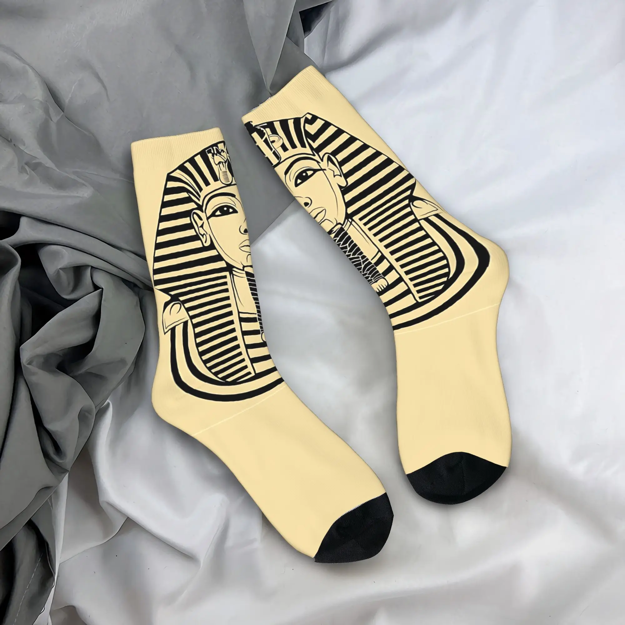 

Egyptian Pharaoh Egyptian King Tut Socks Pattern Stockings Non Skid Couple Socks Soft Breathable Winter Running Sports Socks