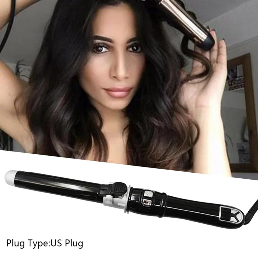 Rotating Electric Curling Iron Automatic Hair Curler Stick Ceramic Roll Curling 360-degree Automatic Rotation Styling Tools